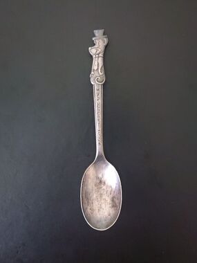 Hanna-Barbera - Vintage Huckleberry Hound Silver Plated Spoon - HBP Old Company